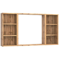 WANDSPIEGEL 120/64/18 cm  - Eiche Wotan, Modern, Glas/Holzwerkstoff (120/64/18cm) - Held