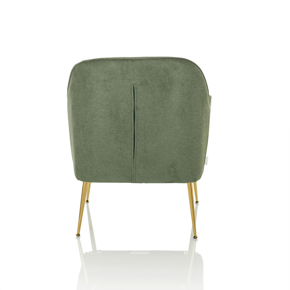 LOUNGEFÅTÖLJ  - grön, Modern, metall/textil (70/82/66cm) - MID.YOU