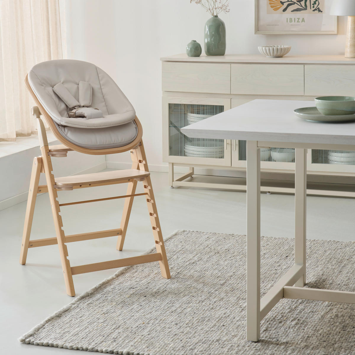 HOCHSTUHL-SET  - Beige, Basics, Holz/Holzwerkstoff (65,5/51/85cm) - Jimmylee