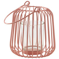 WINDLICHT - Hellrosa, Basics, Metall (10/12cm)