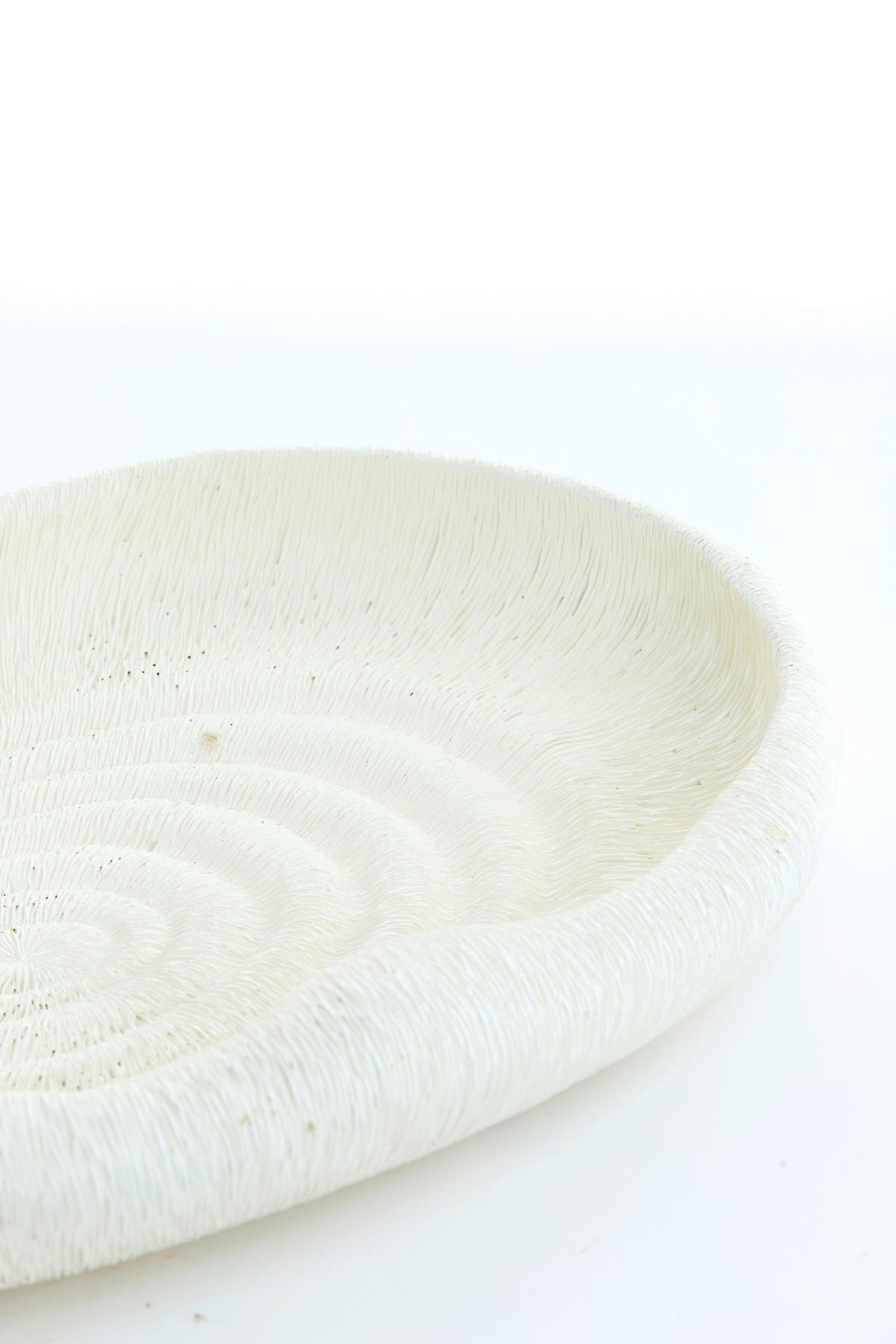 DEKOSCHALE - Creme, Trend, Kunststoff/Stein (37/25/5cm) - Light & Living