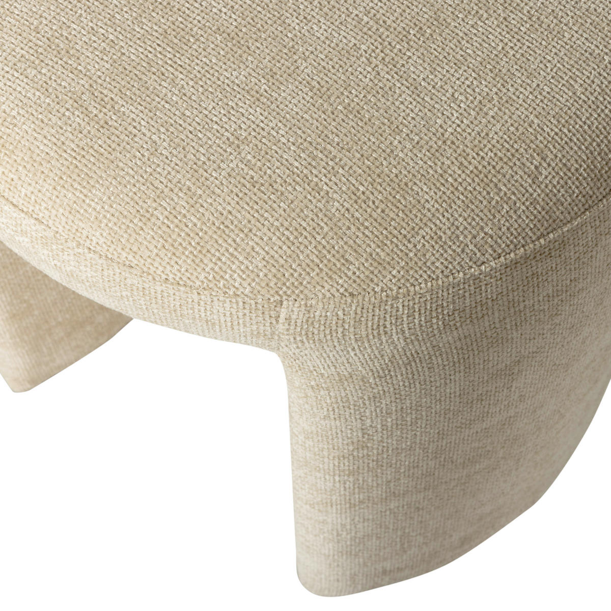HOCKER in Textil Naturfarben  - Naturfarben, Design, Textil (45/47/45cm) - Livetastic