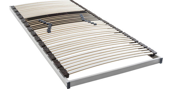 LATTENROST 80/200 cm - Silberfarben/Weiß, Basics, Holz (80/200cm) - Dieter Knoll