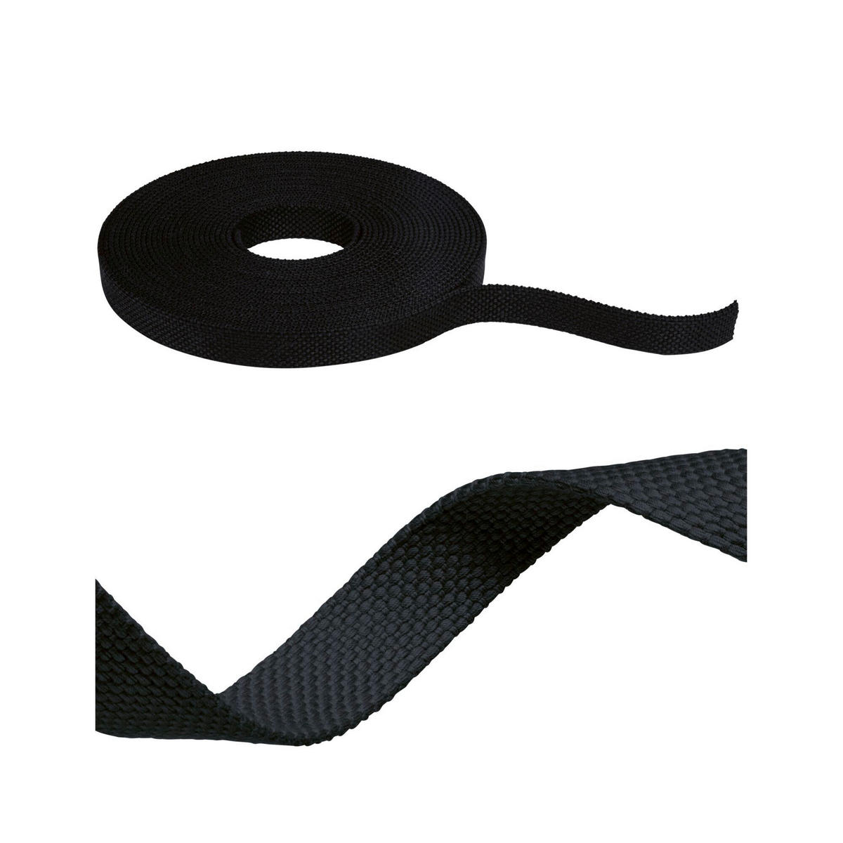 SPANNSEIL   - Schwarz, Basics, Textil/Metall (2,1/1000cm) - Paulmann