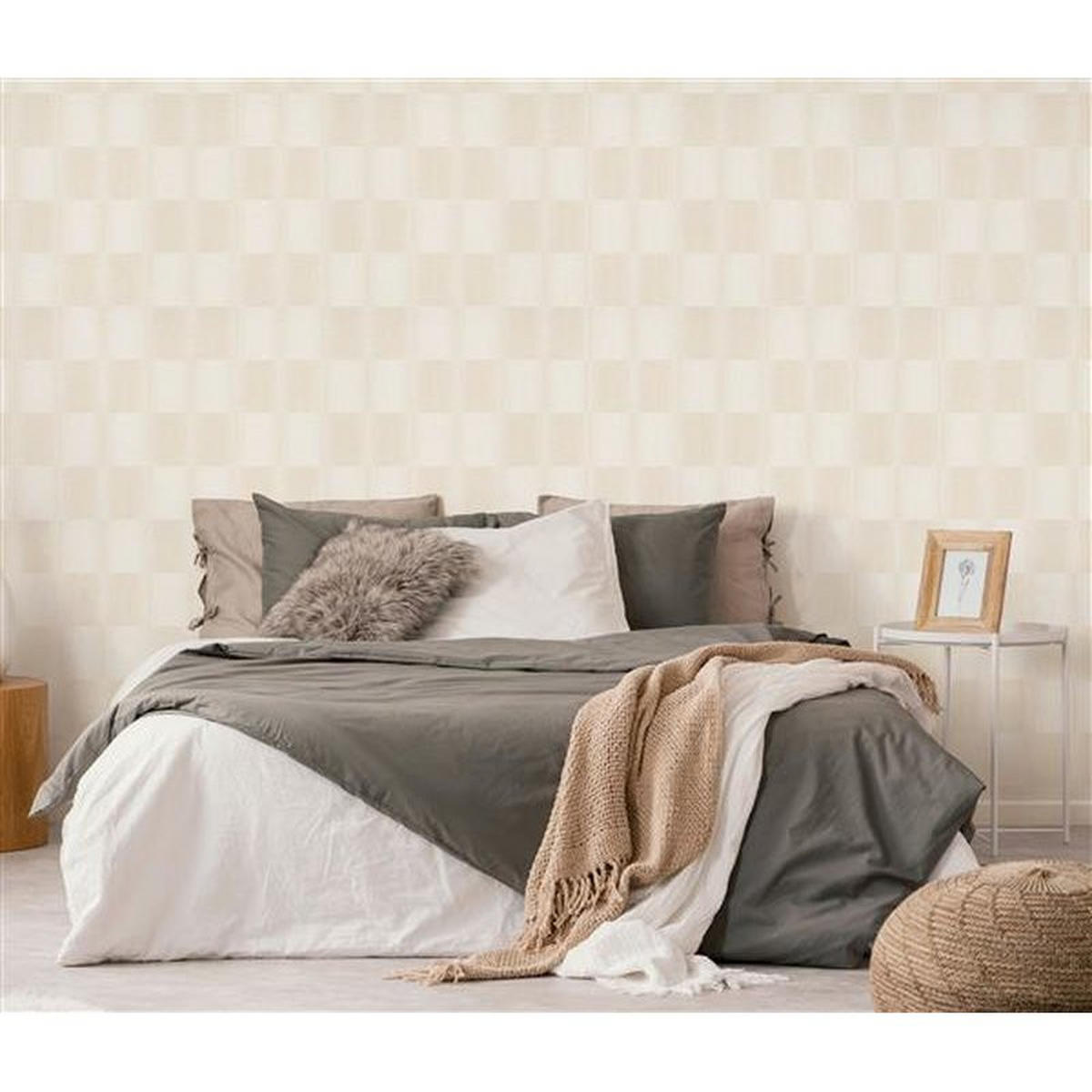 TAPETA VINILNA  krem, boje pijeska, bež  - boje pijeska/bež, Basics, papir (53*1000cm)