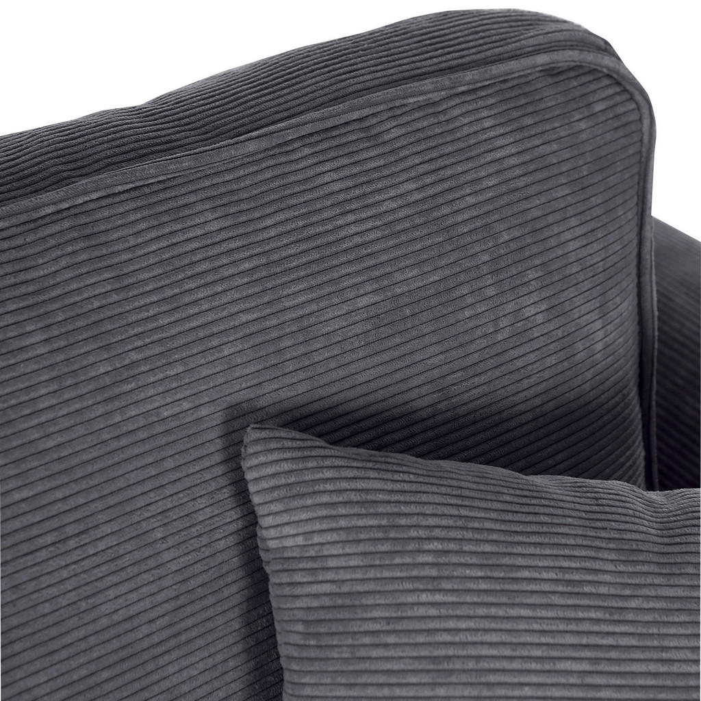 Thumbnail - Carryhome 3-Sitzer-Sofa, Dunkelgrau, Textil, Buche, massiv, 200x63x90 cm, Typenauswahl, Stoffauswahl, Wohnzimmer, Sofas ...