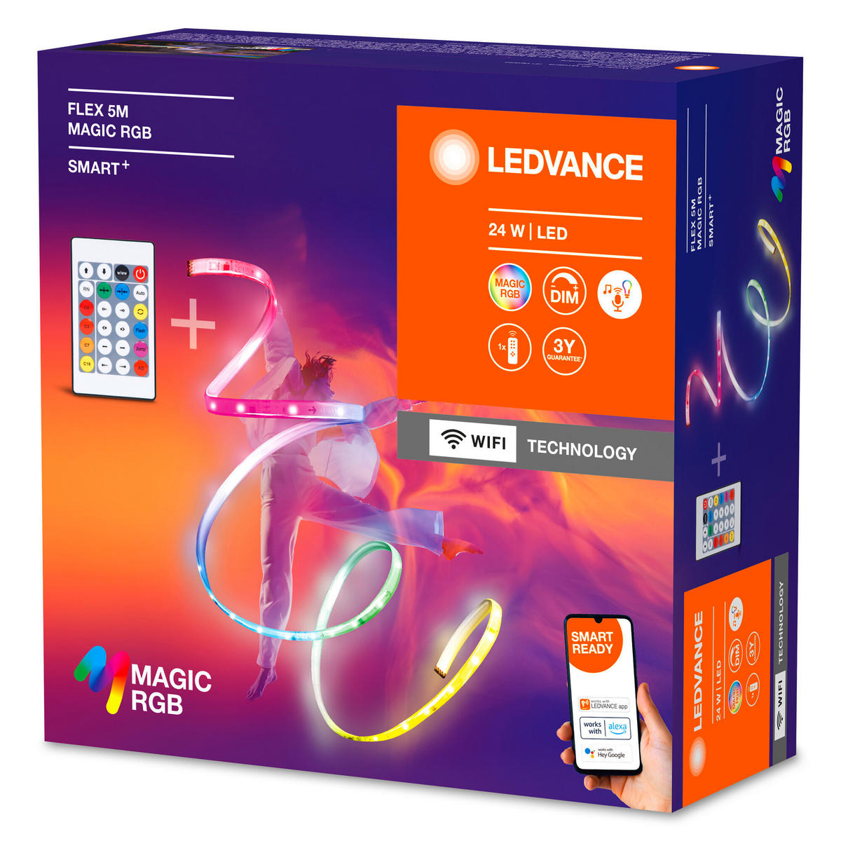 LED-STRIP Smart+ Wifi Flex Magic RGB 500/1/0,3 cm   - Weiß, Basics, Kunststoff (500/1/0,3cm) - Ledvance