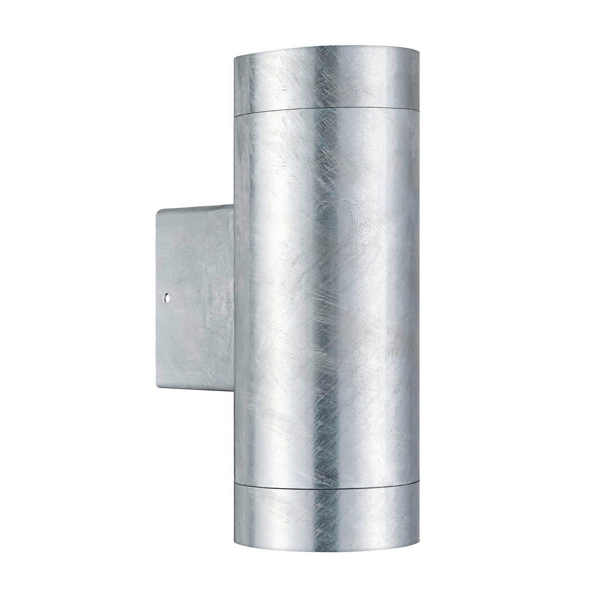 AUßENWANDLEUCHTE 7,6/19 cm   - Zinkfarben, KONVENTIONELL, Metall (7,6/19cm) - Nordlux