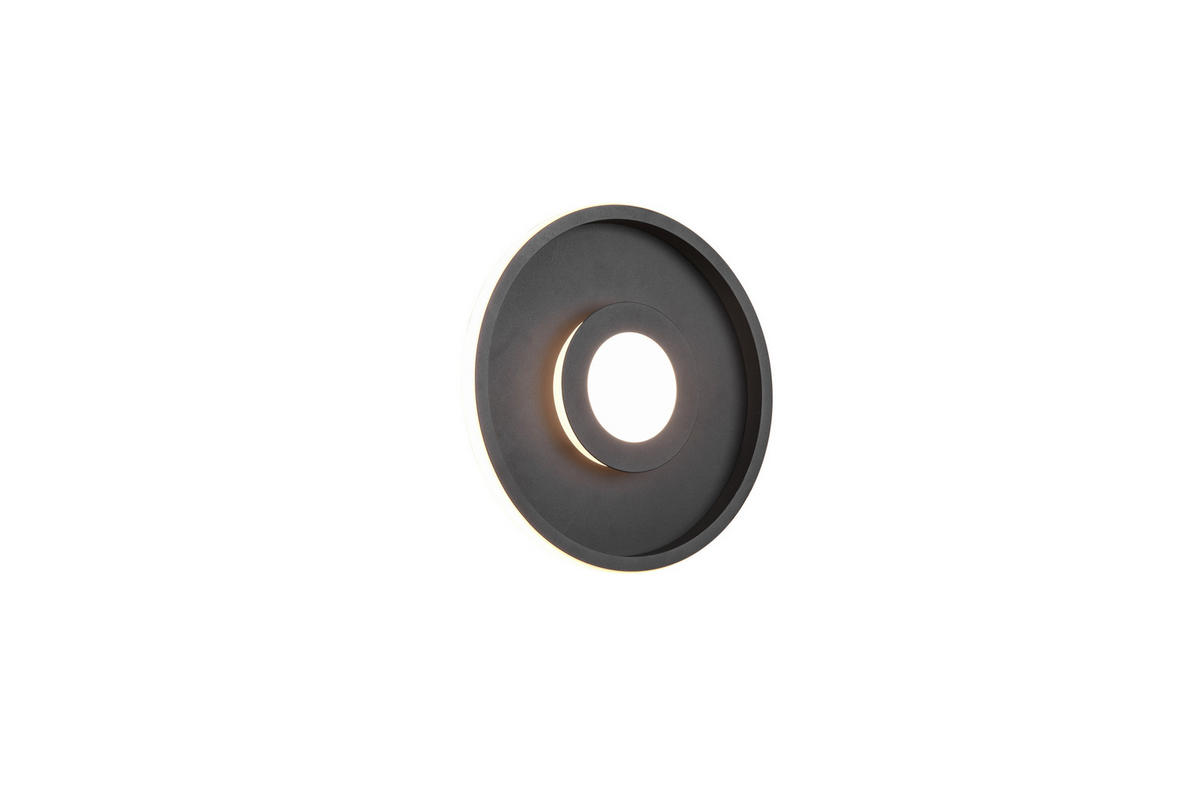 BADEZIMMER-DECKENLEUCHTE  30/6,8 cm    - Schwarz, Trend, Metall (30/6,8cm)