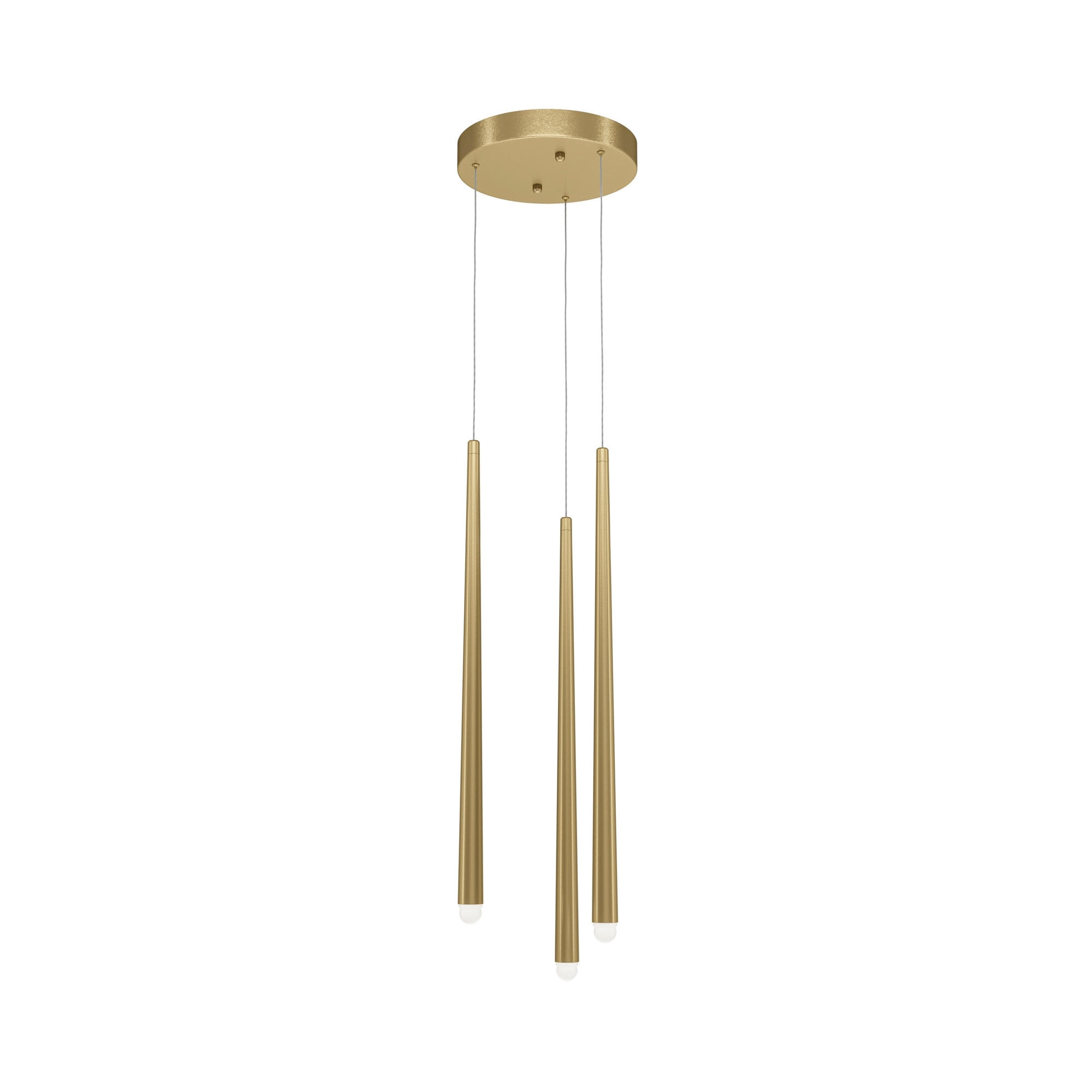 PENDELLEUCHTE Cascade 26/219.3 cm  - Messingfarben, Design, Metall (26/219.3cm) - MAYTONI