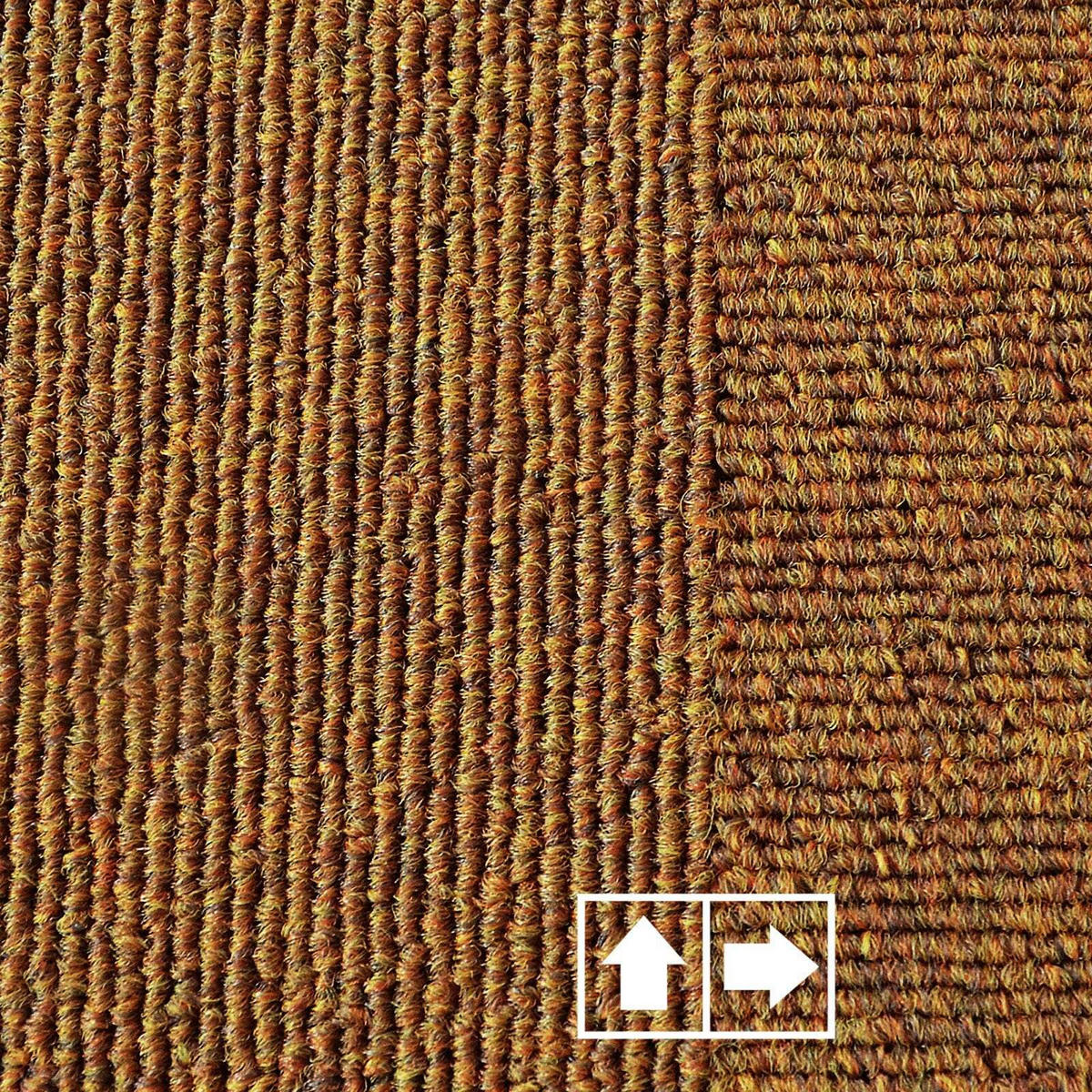 TEPPICHFLIESE - Gelb, Basics, Kunststoff/Textil (50/50cm) - Esposa