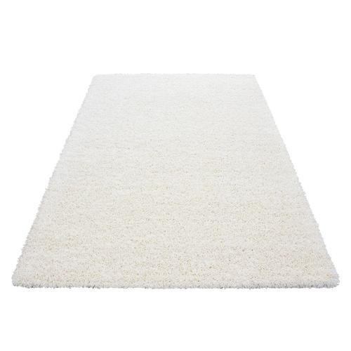 Hochflor Teppich Creme Life 100x200 Cm