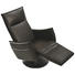 RELAXSESSEL in Leder Dunkelbraun - Edelstahlfarben/Dunkelbraun, KONVENTIONELL, Leder/Metall (74/115/92-178cm) - Erpo RELAXSESSEL in Leder Dunkelbraun - Edelstahlfarben/Dunkelbraun, KONVENTIONELL, Leder/Metall (74/115/92-178cm) - Erpo