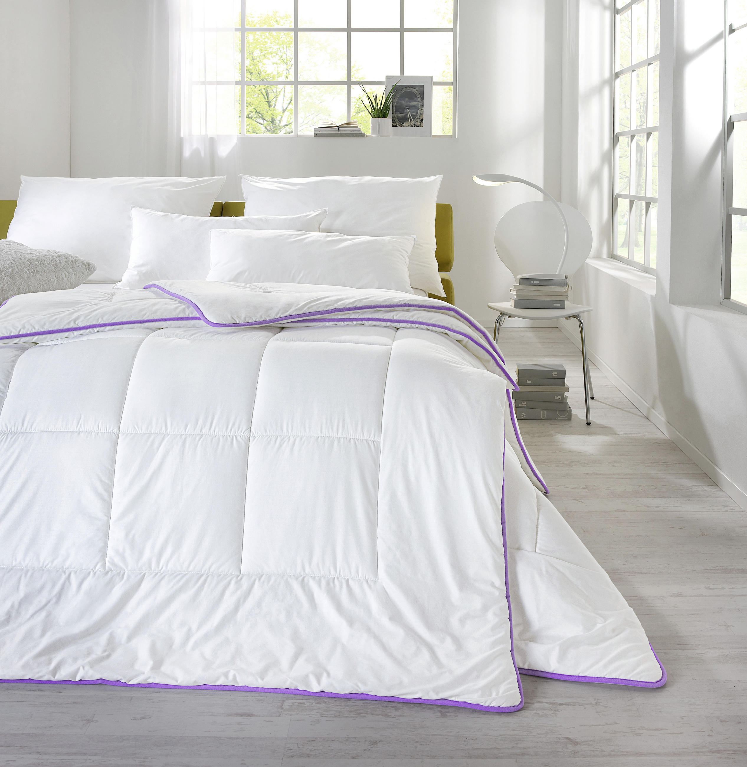 CELOLETNA ODEJA ZEN 140/200 cm  - bela, Konvencionalno, tekstil (140/200cm) - Sleeptex