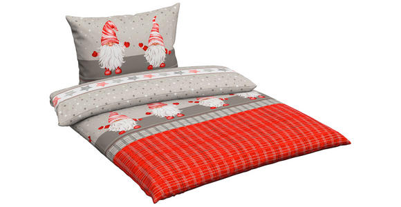 BETTWÄSCHE Flanell 140/200 cm  - Anthrazit, KONVENTIONELL, Textil (140/200cm) - Esposa