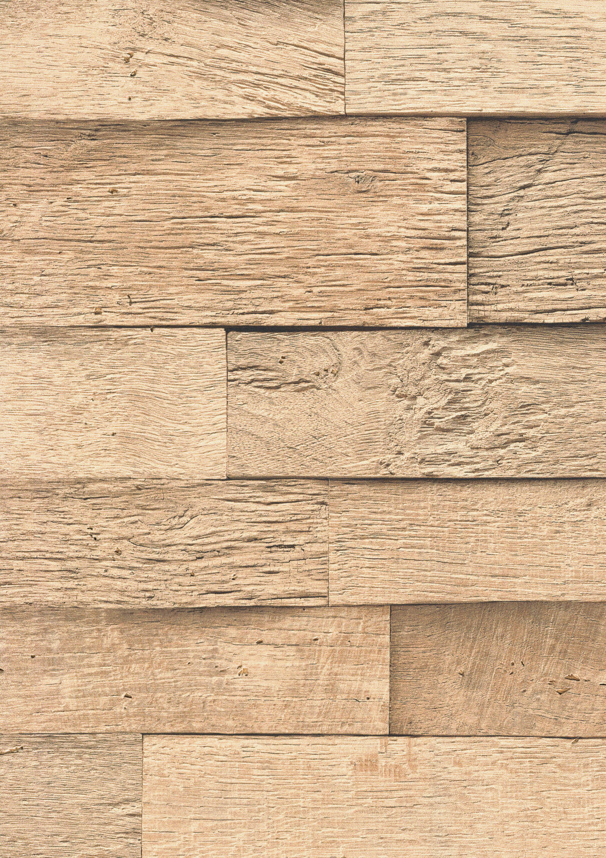 DECOWALL LAXFIELD EICHE 3 Stück  - Eichefarben, Design, Naturmaterialien (125/66/1.2cm) - Egger Holzwerkstoffe