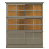 HIGHBOARD UrbanClass  in 190,5/219,5/49 cm  - Grau, LIFESTYLE, Glas/Holz (190,5/219,5/49cm) - Livetastic