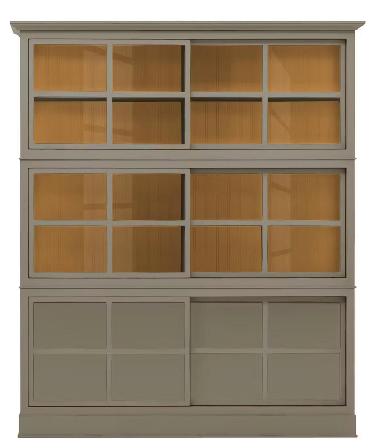 HIGHBOARD UrbanClass  in 190,5/219,5/49 cm  - Grau, LIFESTYLE, Glas/Holz (190,5/219,5/49cm) - Livetastic