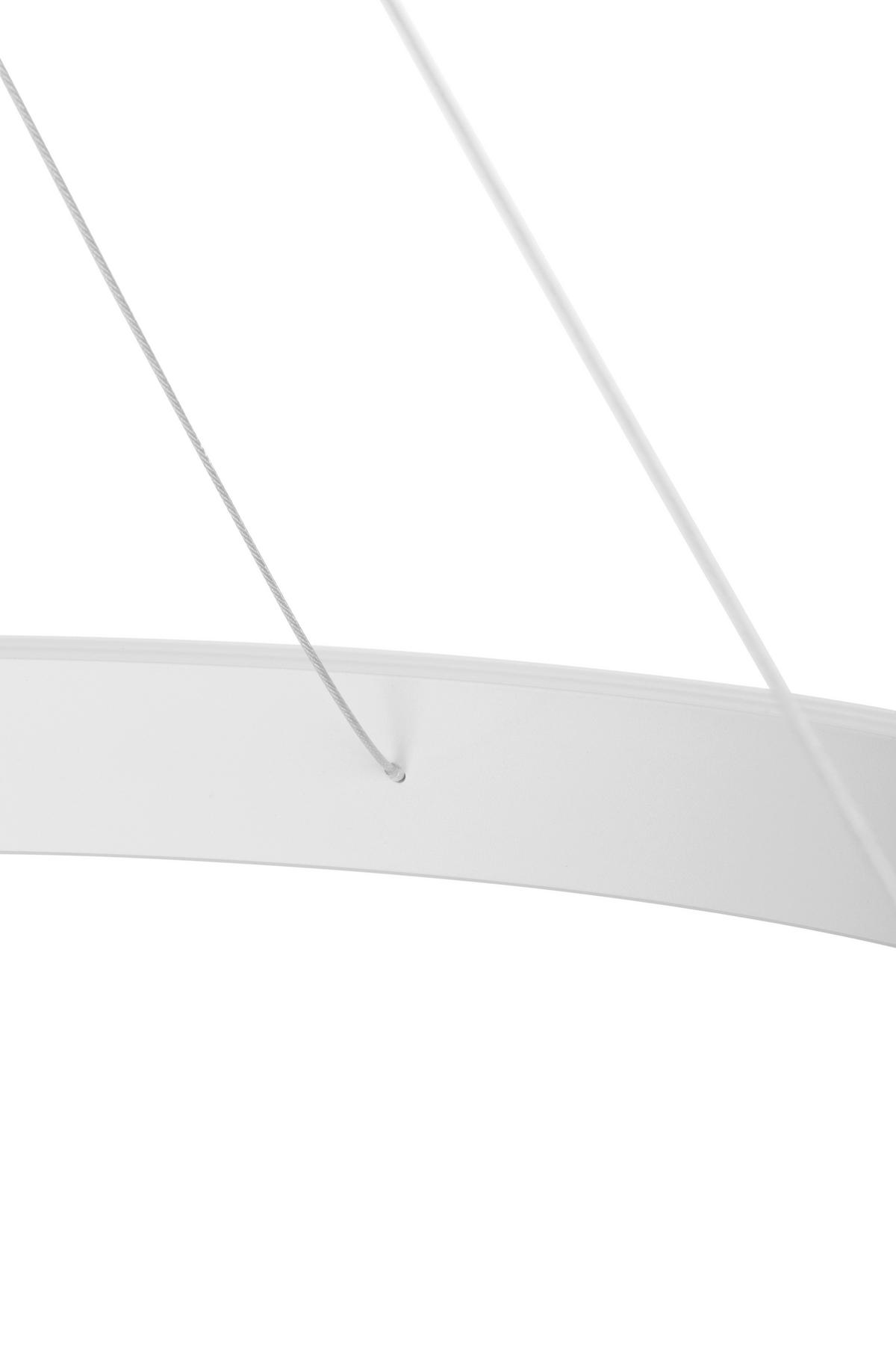 LED-HÄNGELEUCHTE 100/150 cm  - Weiß, Design, Kunststoff/Metall (100/150cm) - Novel