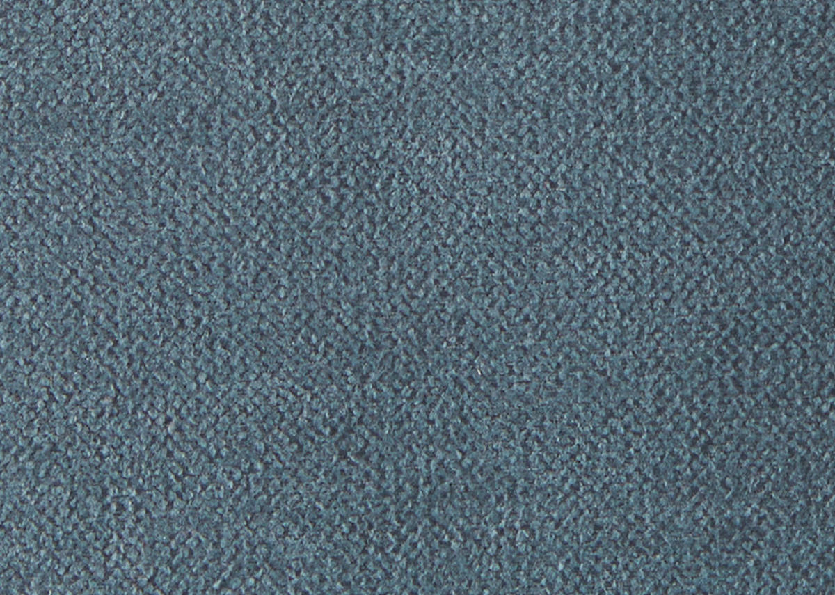 ECKSOFA in Chenille Blau  240/308 cm  - Blau/Schwarz, Design, Textil/Metall (240/308cm) - Xora