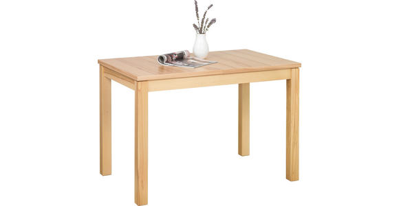 ESSTISCH in Holz, Holzwerkstoff 110(160)/70/76 cm - Buchefarben, KONVENTIONELL, Holz/Holzwerkstoff (110(160)/70/76cm) - Cantus