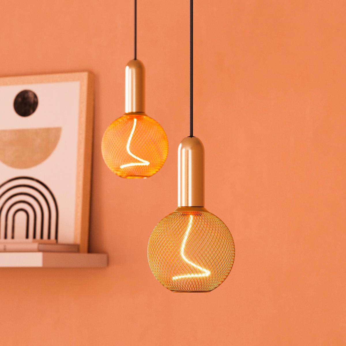 LED-FILAMENT-LEUCHTMITTEL   E27 3,5 W 170 lm  - Goldfarben, KONVENTIONELL, Metall (12,5/15cm) - Ledvance