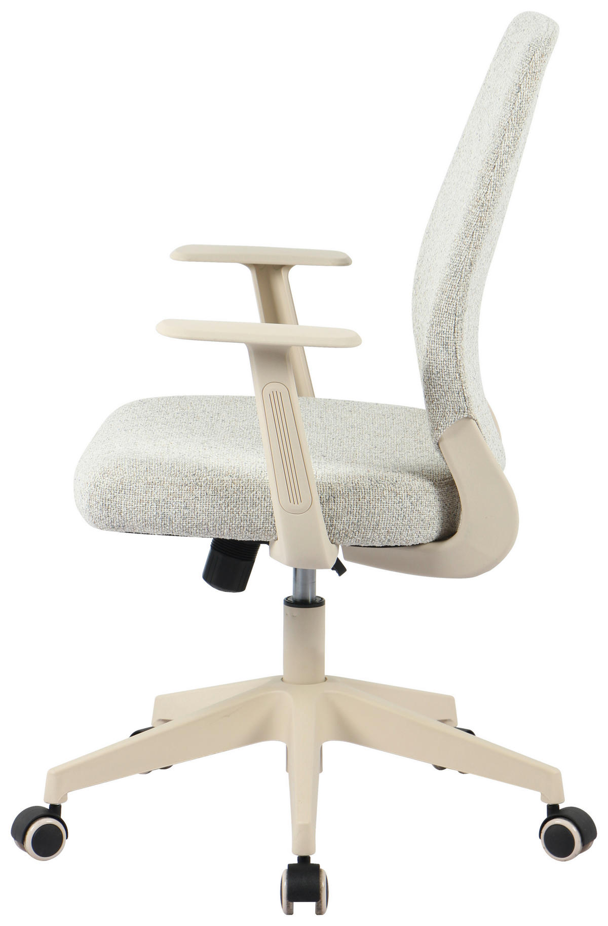 DREHSTUHL  in Webstoff Beige  - Beige, MODERN, Kunststoff/Textil (62.5/95-102.5/55.5cm) - Hom`in
