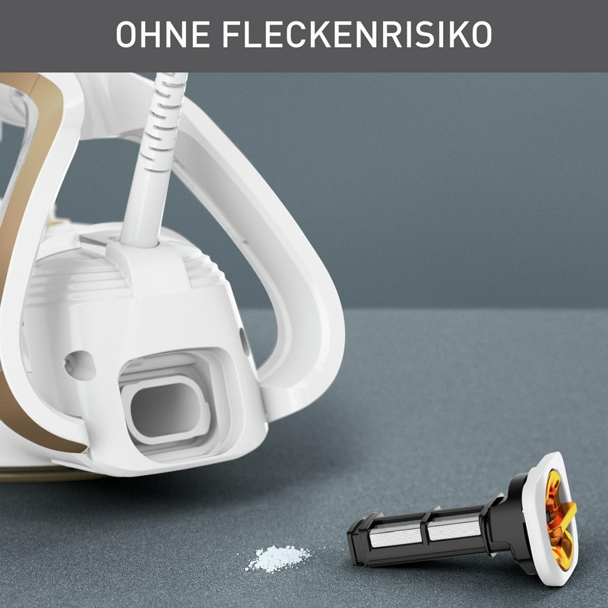 DAMPFBÜGELEISEN   - Weiß/Hellblau, Basics (34/14/18cm) - Tefal