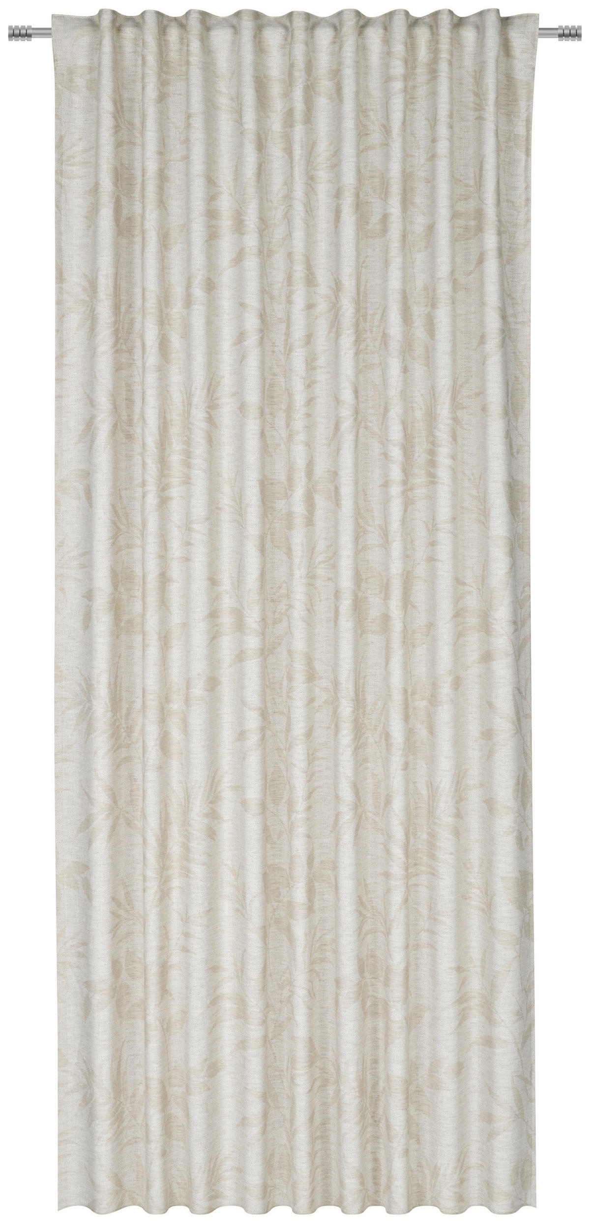 KÉSZFÜGGÖNY részben fényzáró  - bézs, Konventionell, textil (140/245cm) - Esposa