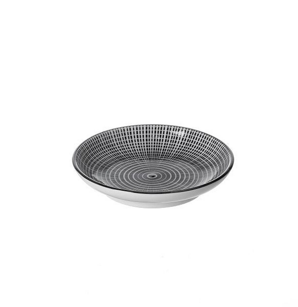 MISKA, keramika, 10 cm - bílá/černá, Trend, keramika (10cm) - Ritzenhoff Breker