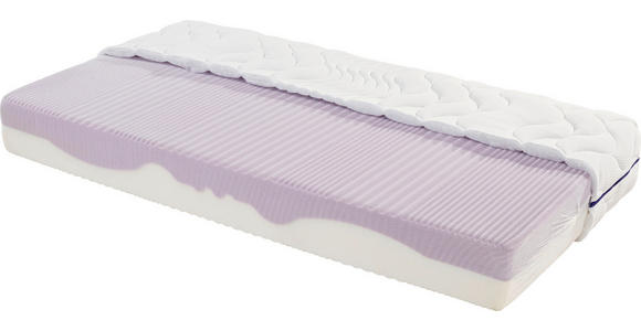 Komfortschaummatratze Ergo Duo 90x200cm H2 - Weiß, Textil (90/200cm) - Primatex