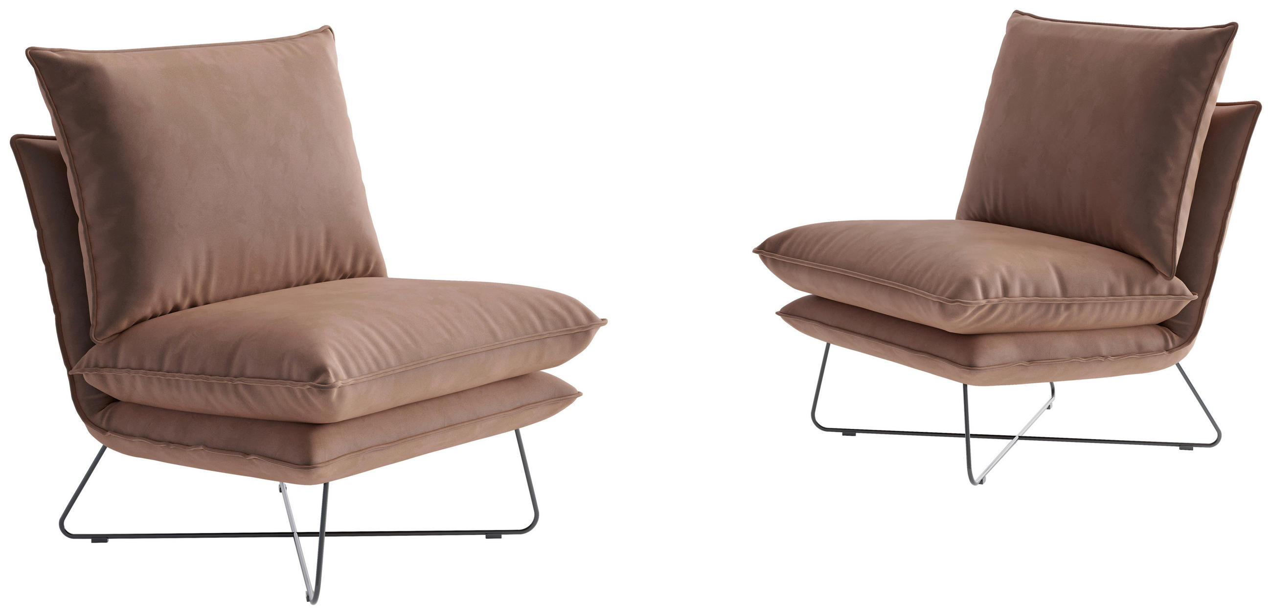 Livetastic KŘESLO 1 ks, textil, světle hnědá