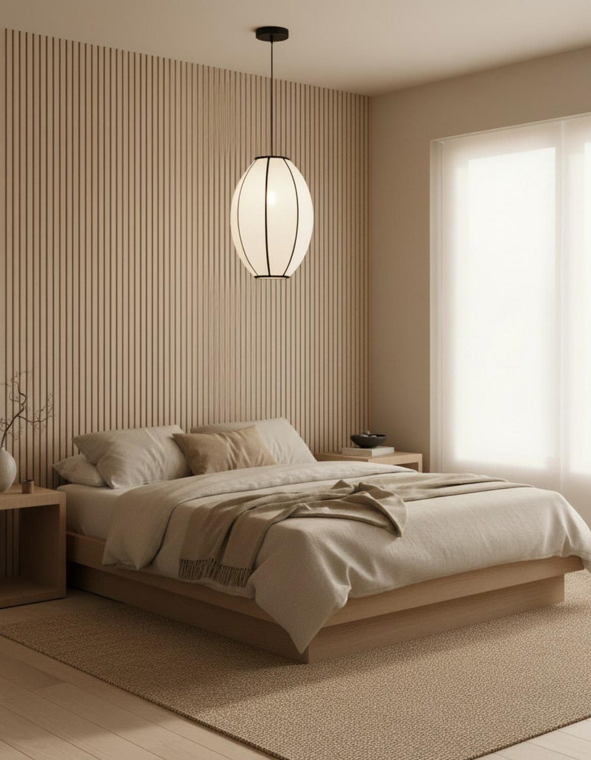 HÄNGELEUCHTE 30/120 cm    - Beige, Design, Textil/Metall (30/120cm) - Collet's Monde