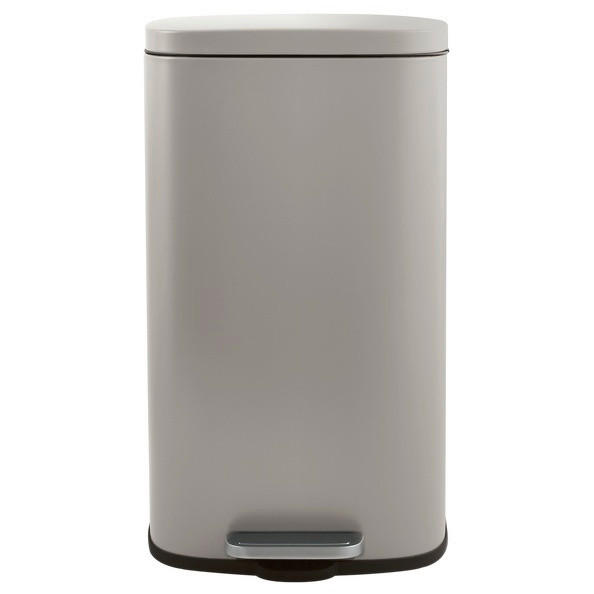TRETEIMER 50 L  - Taupe/Schwarz, Basics, Kunststoff/Metall (42,7/29,7/64,3cm) - Spirella