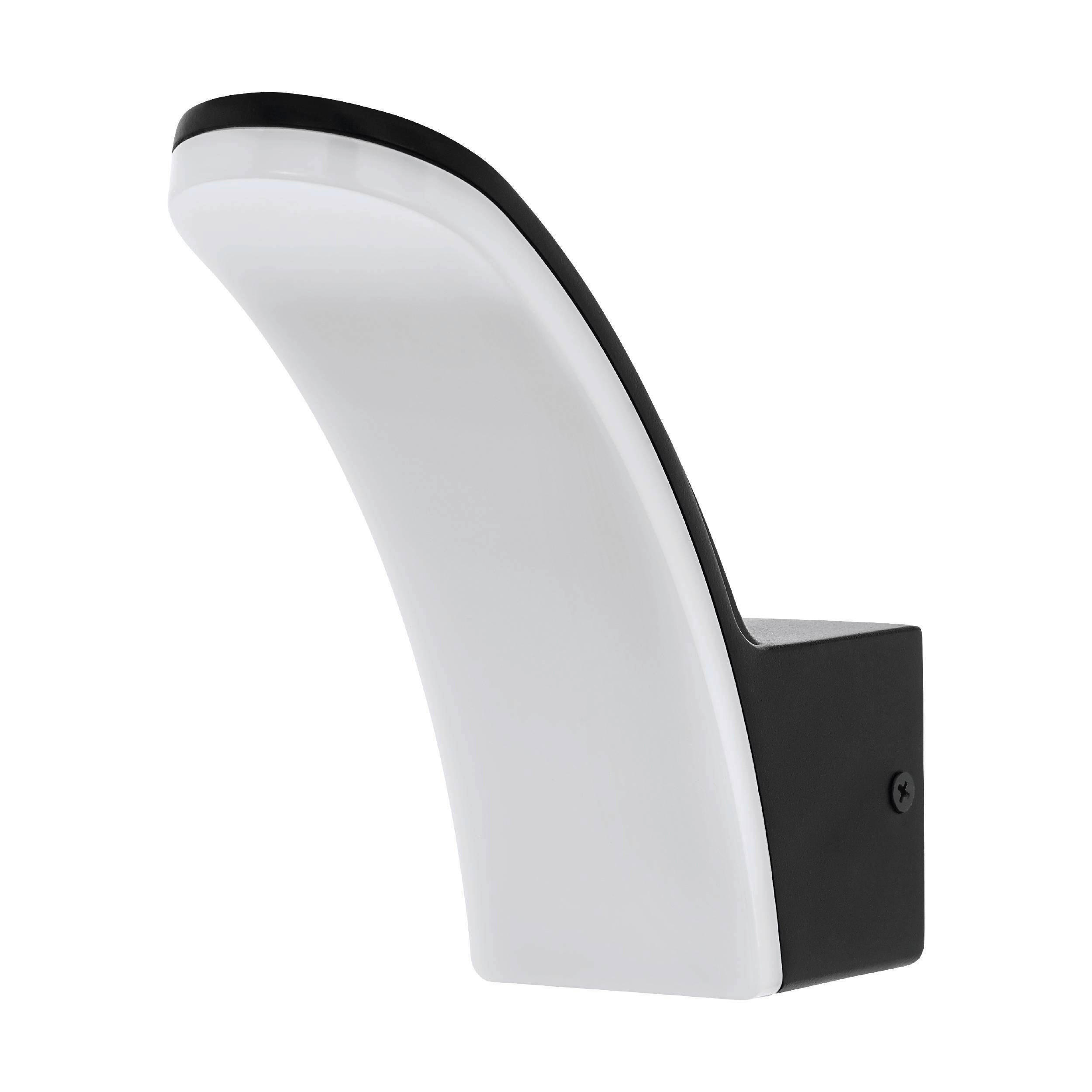 APLICĂ DE EXTERIOR - alb/negru, Basics, plastic/metal (7/19/18cm)