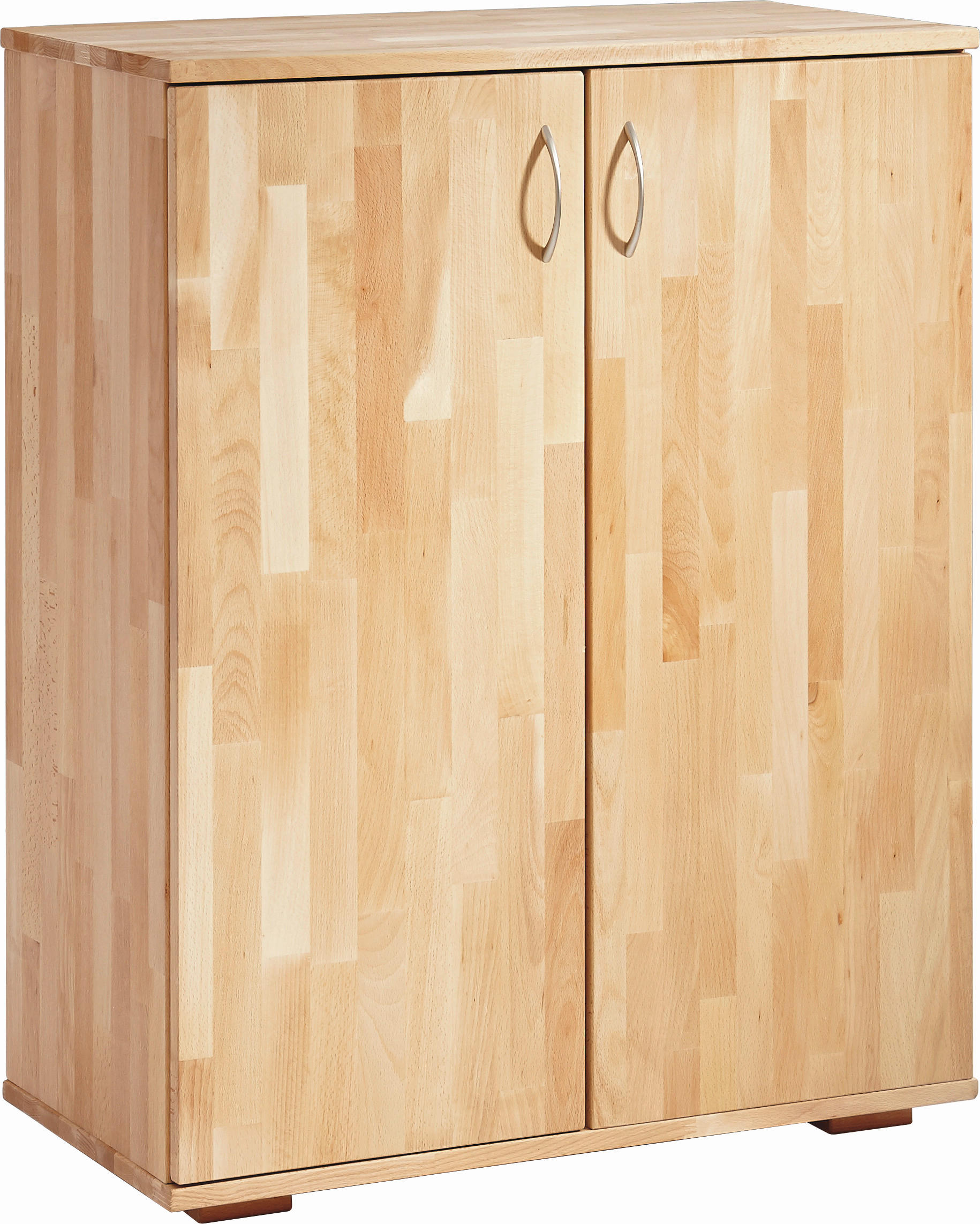 AKTENSCHRANK Kernbuche massiv Kernbuche  - Kernbuche, Design, Holz (73/90/38cm) - Carryhome