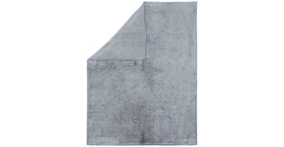 DECKE EMMA - Anthrazit, Basics, Textil (140cm) - Novel
