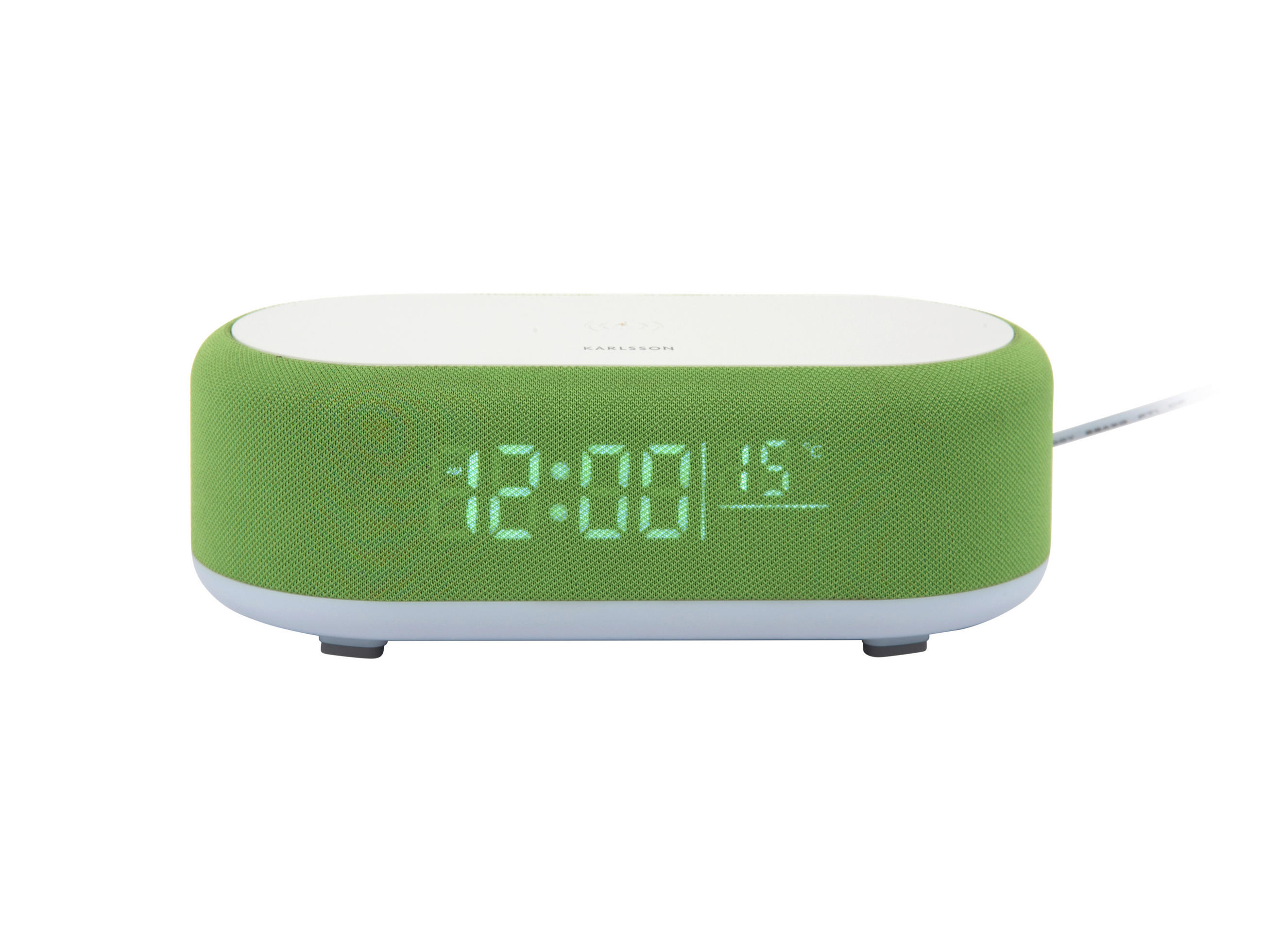 WECKER Vogue Hellgrün  - Hellgrün, Basics, Kunststoff (19/9/7cm) - Karlsson