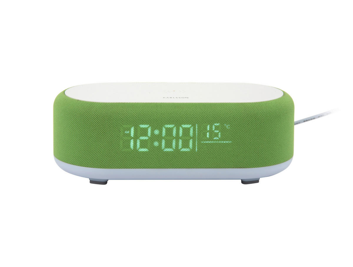 WECKER Vogue Hellgrün  - Hellgrün, Basics, Kunststoff (19/9/7cm) - Karlsson