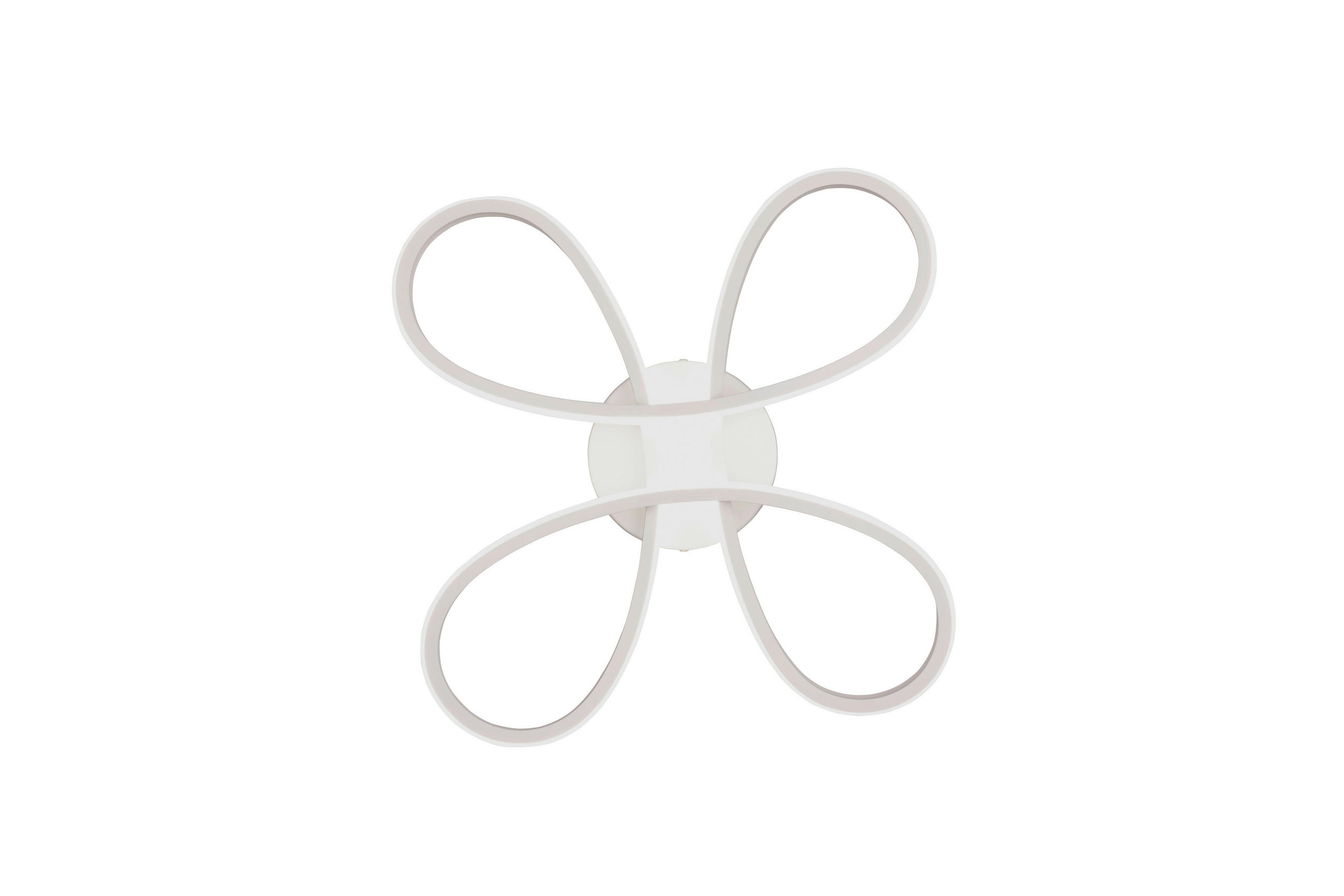 LED-DECKENLEUCHTE FLY 40/7,5 cm   - Weiß, LIFESTYLE, Kunststoff/Metall (40/7,5cm) - Trio Leuchten