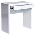 SCHREIBTISCH 79/44/76 cm  in Weiß  - Weiß, KONVENTIONELL, Holzwerkstoff (79/44/76cm) - Venda