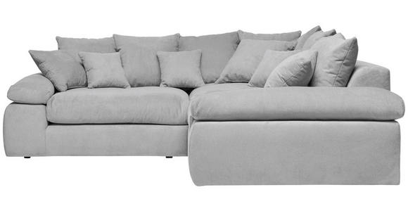 ECKSOFA Grau Webstoff  - Schwarz/Grau, Design, Kunststoff/Textil (284/284cm) - Carryhome