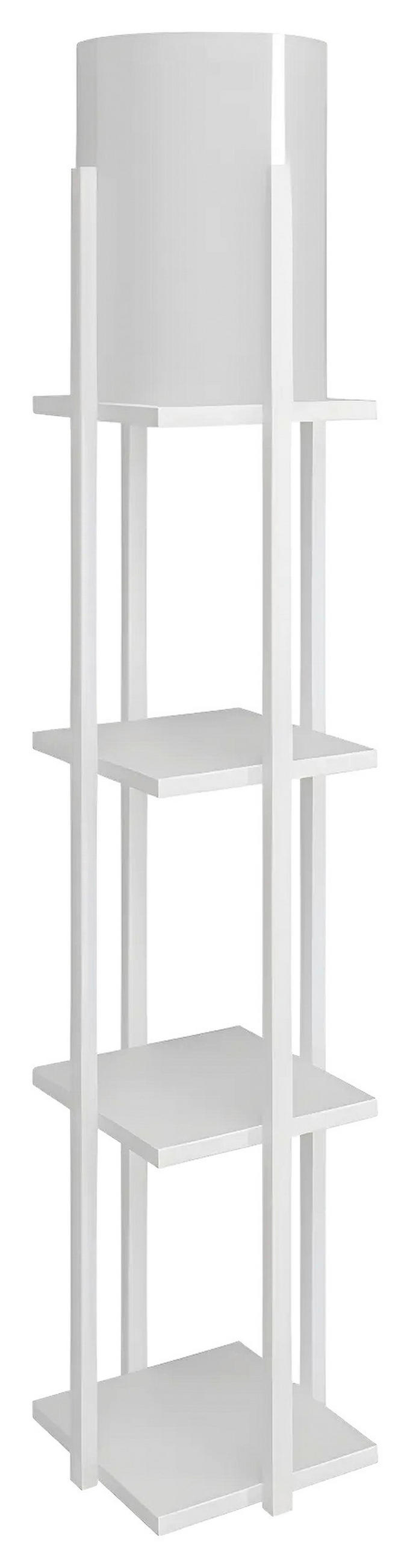 STEHLEUCHTE  21/135/21 cm   - Creme/Weiß, Design, Holzwerkstoff/Kunststoff (21/135/21cm) - P & B
