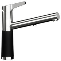 KÜCHENARMATUR 554120NGT  - Chromfarben/Schwarz, Basics, Stein/Metall (5,2/23,3/20,9cm) - Schock