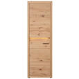 GARDEROBENSCHRANK  in 63,8/199/40 cm  - Eichefarben/Schwarz, KONVENTIONELL, Holz/Metall (63,8/199/40cm) - Linea Natura