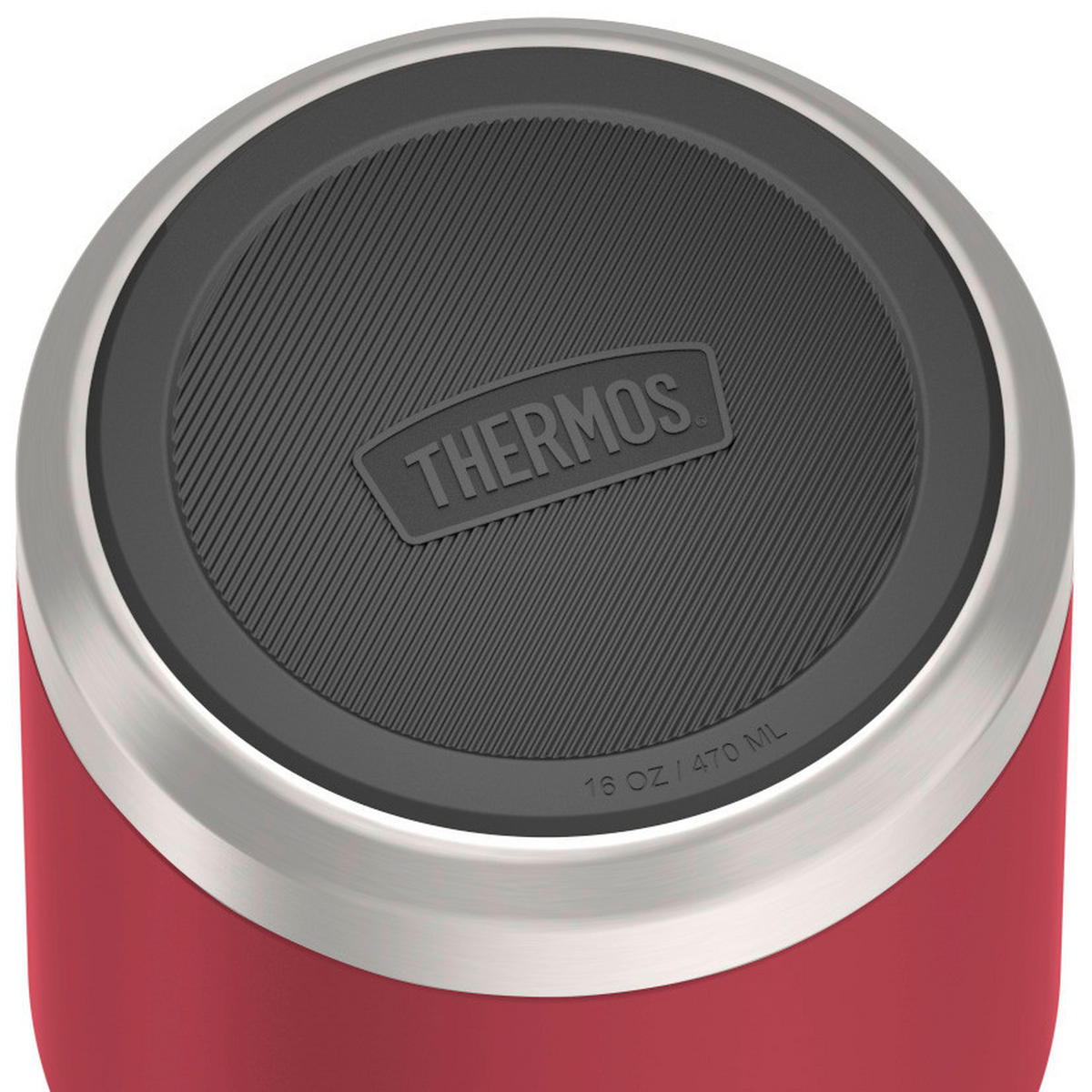 ISOLIERSPEISEGEFÄSS ICON 0,47 L  - Rot, Basics, Metall (0,47l) - Thermos