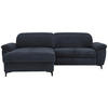 HÖRNSOFFA i gråblå  - gråblå/svart, Design, metall/trämaterial (185/256cm) - Hom`in