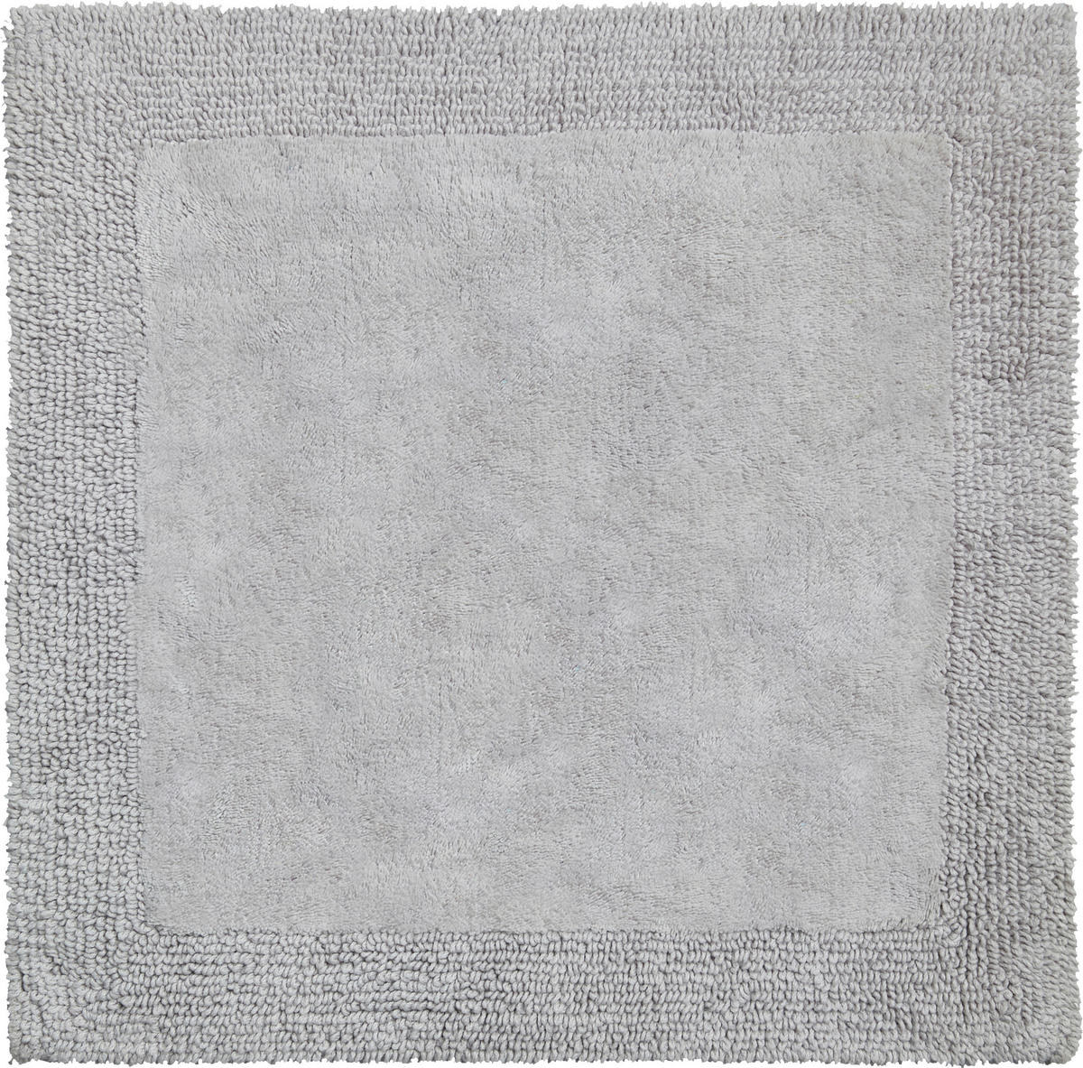 PREDLOŽKA PRED BIDET, 60/60 cm - sivá, Basics, textil/plast (60/60cm) - Grund