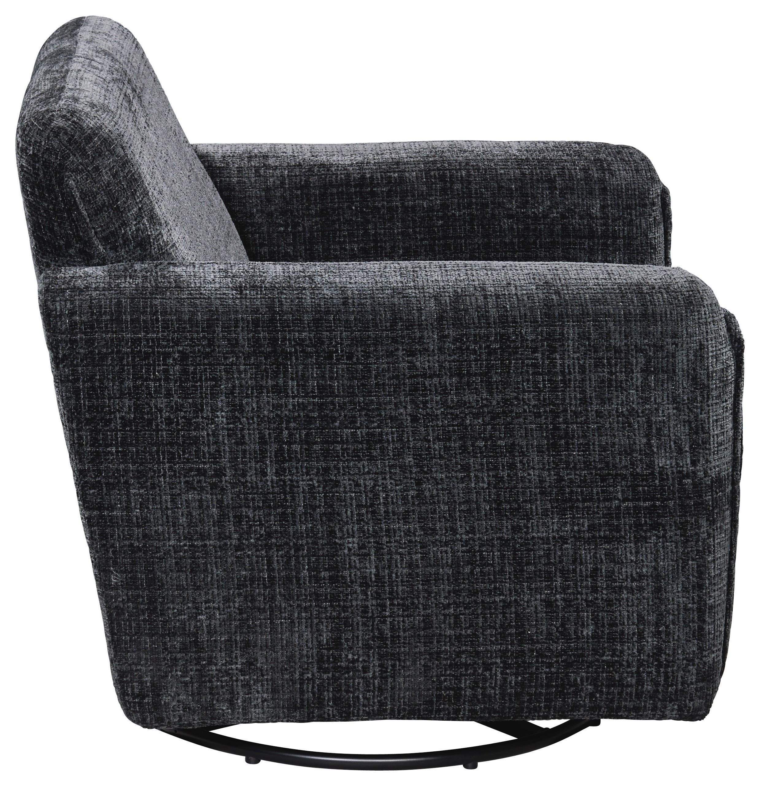 Thumbnail - Livetastic Sessel Mika, Schwarz, Textil, 76x78x81 cm, Made in EU, Sitzfläche 360° drehbar, Wippfunktion, Wohnzimmer, Ses...