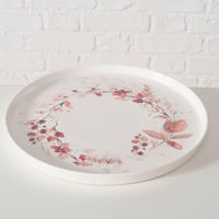 TÁNYÉR 26 cm  - bézs/barna, Basics, kerámia (26cm)